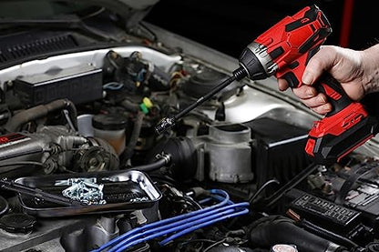 ARES 70382-6-Piece 3-Inch and 6-Inch Impact Grade Socket Adapter Set - Turns Impact Drill Driver into High Speed Socket Driver - 1/4-Inch, 3/8-Inch, and 1/2-Inch Drive Sizes - size: 3-Inch and 6-Inch Socket Adapter