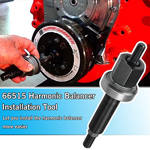 66515 Harmonic Balancer Installation Tool Compatible with Chevy 350 SBC BBC Cranks