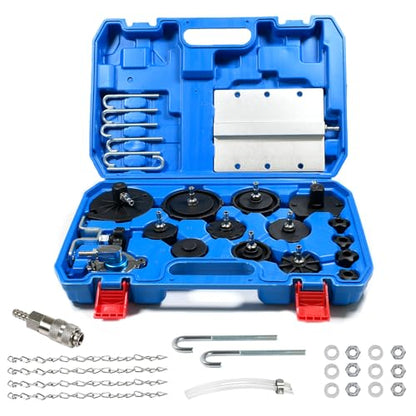 SMOTIVEPRO 12 pcs Brake Master Cylinder Bleeder Kit Professional Brake Bleeder Adapter Compatible with Most Brake Bleeder kit - size: 12pcs Master Cylinder Adapter Set