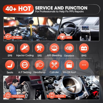Autel Scanner MaxiSys MS909 Intelligent Scan Tool, 2026 Motor TruSpeed Same as MSUltra Ultra S2 MS919, TSB, Topology 2.0, Up of Elite 2 PRO MS908S PRO II, DOIP & CAN FD, 40+ Service, 3K+ Bidirectional