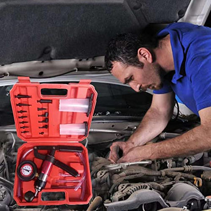Yonligonju 23pc Brake System Bleeding Tools (red) - color: red