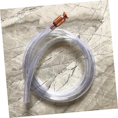 BESTOYARD 1set Automatic Siphon Pump Transfer Hose for Oil and Water Extraction Complete Kit Clamp and Connector for Automotive Maintenance