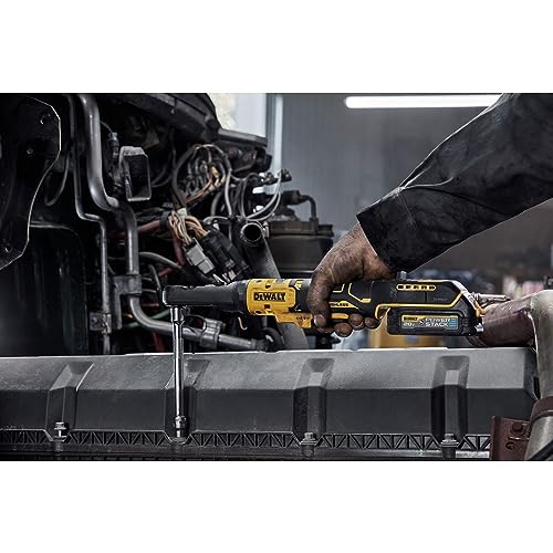 DEWALT 20V MAX XR Cordless Ratchet, 3/8" and 1/2" Sealed Head Ratchet, Bare Tool Only (DCF510B) - style: Bare Tool Only