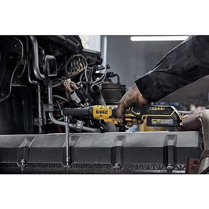 DEWALT 20V MAX XR Cordless Ratchet, 3/8" and 1/2" Sealed Head Ratchet, Bare Tool Only (DCF510B) - style: Bare Tool Only