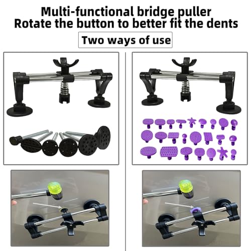 176pcs M16 Big Size Anti-slip Slide Puller,Paintless Car Dent Removal Kit,Bodywork Hail Damage Repair,Auto Body Dent Removal Tools,Dent Pulling Dings Remover Tools Kit(176pcs M16 Slide Puller) - size: 176pcs(M16 Slide Puller)