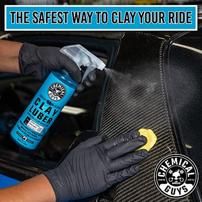 Chemical Guys, Clay Luber Synthetic Lubricant & Detailer, 16 oz, 2 Pack | Slick synthetic lubricant lets clay glide over paint and doubles as a quick detailer for a smooth, glossy finish