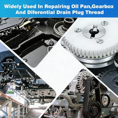 M15 X 1.5MM Oil Drain Plug Thread Repair Tool, Oil Pan Thread Repair Kit - size: M15 X 1.5MM