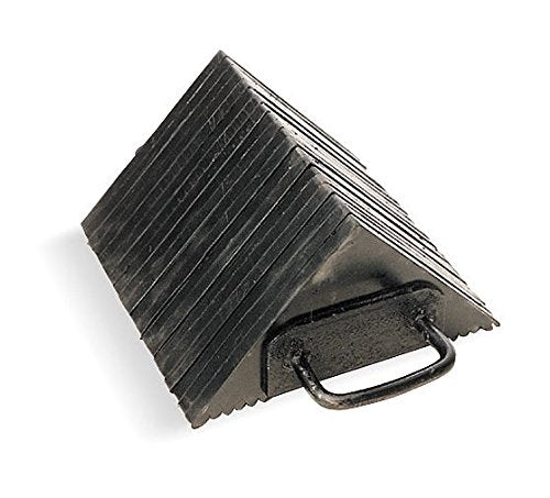 Wheel Chock, Black, Laminated Rubber