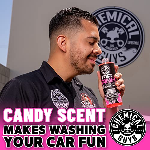 Chemical Guys, Mr. Pink pH-Balanced Car Wash Soap for Foam Cannons, 128 oz | Thick foaming suds lift dirt and grime in foam cannons, blasters or buckets, gentle on wax, sealant and ceramic - size: 128 Fl Oz (Pack of 1)