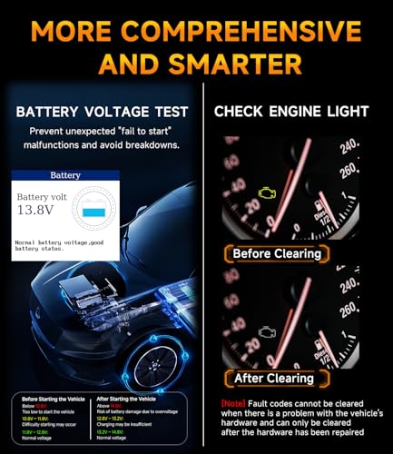 OBD2 Scanner,V880 Check Engine Light Car Code Reader with Reset,4-in 1 Graphic Live Data,I/M Smog Test, CAN Scan Tool Diagnostic Scanner for All OBDII Vehicles,Work for DIY,Home Use,Mechanic - color: BLACK