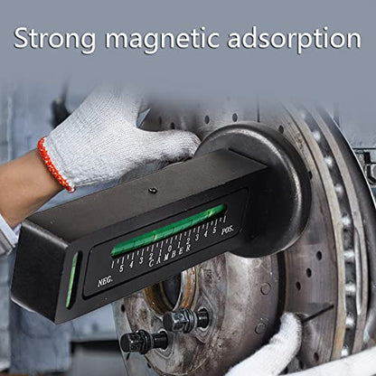 Auto Car Adjustable Magnetic Camber-Castor Strut-Wheel Alignment-Gauge Tool Four-Wheel Positioner-Level Setting Aid Tool Metal