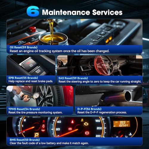 All Systems OBD2 Scanner, MA200 Plus Car Code Reader for 10000+ Car Models, with 6 Services Full OBD2 Live Data Battery Test Diagnostic Scan Tools Lifetime Free Upgrade