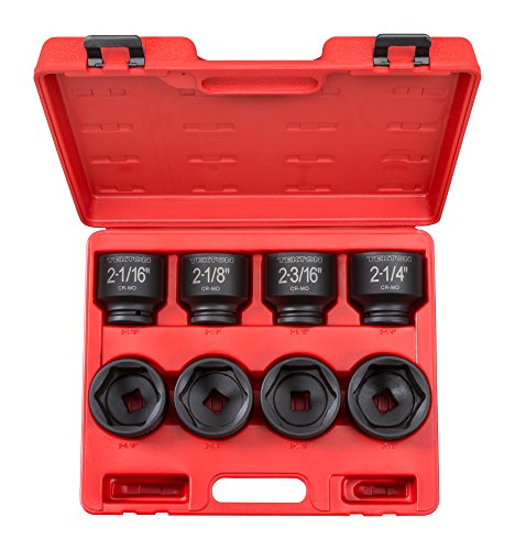 TEKTON 3/4 Inch Drive Impact Socket Set, 8-Piece | 4893 - size: 8-Piece (2-1/16 - 2-1/2 in.)