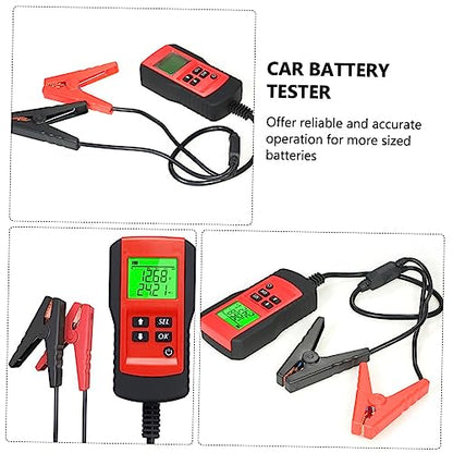 ABOOFAN Battery Tester Charger Car Battery Analyzer Digital Material Car Supply