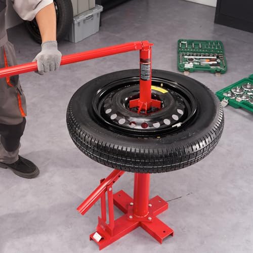 Manual Tire Changer, Portable Hand Bead Breaker Mounting Tool for 203-406 mm Tires, Compatible with Car Truck Trailer, Tire Mounting Machine for Home Garage Small Auto Shop
