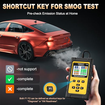 OBD2 Scanner Diagnostic Tool for GMC Buick Chevrolet Cadillac | OM507 Full Systems Scanner with Reset Services, Full OBDII Functions Read&Erase Fault Codes, No Subscriptions Lifetime Update