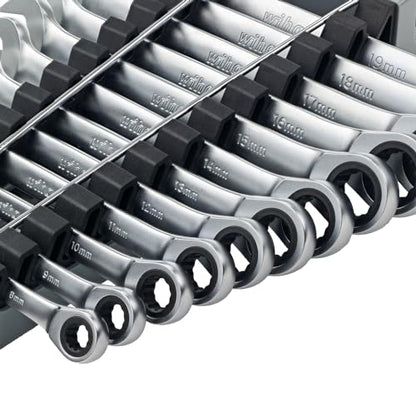 Combination Metric Ratchet Wrenches, 12 Piece