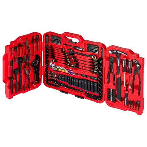 STARWORK TRUE MECHANIC 306-Piece Mechanics Tool Set and Socket Set, Comprehensive Tool Kit, Automotive Repair Tool Set, Professional - size: 306 PC