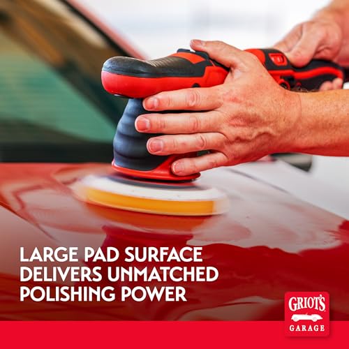 Griot's Garage 6.5" BOSS Correcting Foam Pads for Car Polishing, Buffing, Detailing and Light to Moderate Auto Paint Correction, Durable, Machine-Washable, Pack of 2 - size: 6.5" Pads (Set of 2)