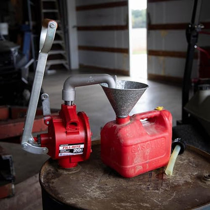 Fill-Rite FR151 Piston Hand Pump with Suction Tube and Pail Spout - style: Piston Pump w/Pail Spout