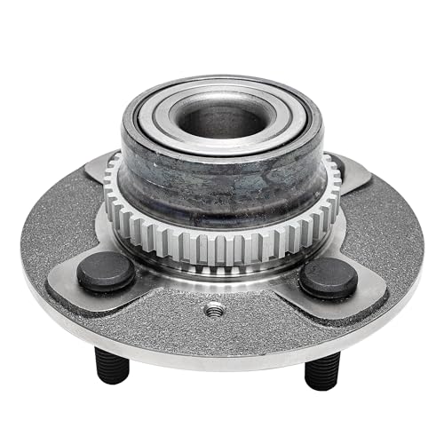 Detroit Axle - Pair Rear Wheel Bearing Hubs for Hyundai Accent 2005 [w/ABS] 2 Wheel Hub Bearings Assembly Replacement - style: 512192 x2/Pair