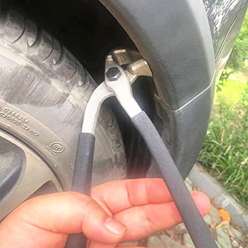 CXGS Paintless Dent Repair Kit Car Door Fender Edge Repair Tool Auto Body Pliers Heavy Duty Car Door Panel Fix Tool Portable Metal Crimp Vise Car Fender Panel Leaf Edge Pliers Repair Tools (Black) - color: Black