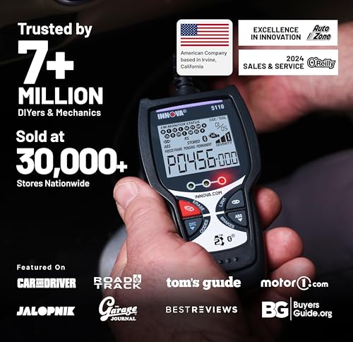 INNOVA 5110 Check Engine Code Reader - Super Simple Car Scanner for All Levels - Works on Most 1996 & Newer OBDII Cars