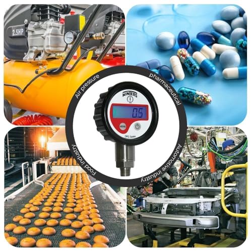 Digital Pressure Gauge (Range: 0 to 700 Bar / 0 to 10152 Psi) Certified Calibrated | Hydraulic Pressure Gauge | Industrial Pressure Gauge | tire Pressure Gauge | Model: DPG