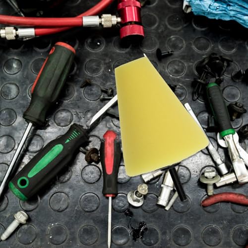 Wheel Polishing Kit for Drill with Yellow Sponge Buffing Wheel Conical Design Polishing Pads Cleaning and Car Maintenance