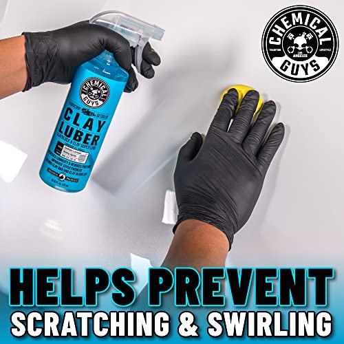Chemical Guys Clay Luber Synthetic Lubricant for Clay Bar, 16 fl oz | For clay bar, clay block, and wash mitt use on cars, trucks, SUVs, synthetic slick spray for clay decontamination - style: 16 Fl Oz (Pack of 1)