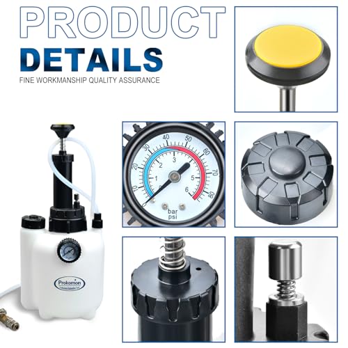 3 Liters Fluid Transfer Pump Tool with 13pcs ATF Adapters,Transmission Fluid Pump for Automotive Oil Filling Filler System,Manual ATF Fluid Transfer Pump for Oil - color: blue