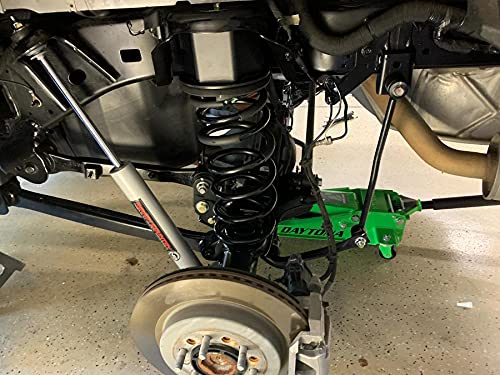 Daytona 3 Ton Professional Rapid Pump Floor Jack, Green (DaytonGHD3T)