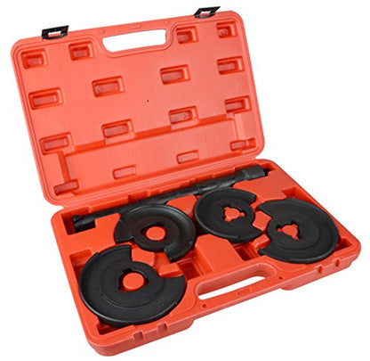 DAYUAN Suspension Coil Spring Compressor Repair Tools Set | Remove replace the coil springs Tool，Compatible with Mercedes Benz，120-325mm Adjustable，4 Spring Plates, Storage Case