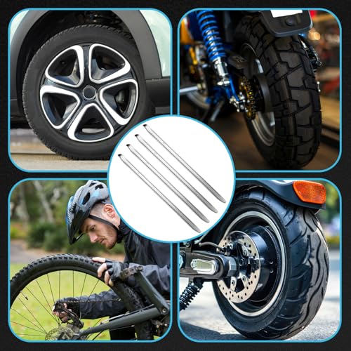 Zonon 4 Pcs 20 Inch Tire Spoons Iron Heavy Duty Tire Changing Tool Levers Bar Professional Changing Tool for Installing and Removing and Repairing Wheel for Cars Motorcycles Dirt Bike Lawn Mower Spoon - size: 20 Inch