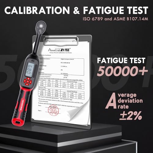 3/8" Digital Torque Wrench With Spark Plug Socket, 5-99.6 Ft.lb | ±2% Accuracy, Bright LED Display, Smart Triple Alert System, Peak & Track Modes, Preset Memory & Multi-Application - size: 3/8" 9pcs-Spark 6.8-135N.m/5-99.6Ft.lb