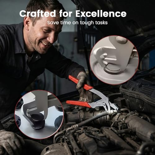 Automotive Clip Removal Tool & Trim Removal Pliers, Multi-Functional Heavy Duty Car Fastener Remover for Door Panels, Trim Clips, Damage-Free Disassembly (1 PCS) - color: 1 Pcs