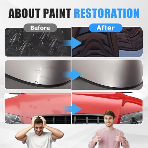 2026 Upgrade Car Scratch Removal Wax, Scratch Remover for Vehicles, Car Scratch Repair Paste with Sponge, Car Polishing Wax Scratchs Remover Cars Paint Scratchs Repair Kit for Deep Scratches (1 Pack)
