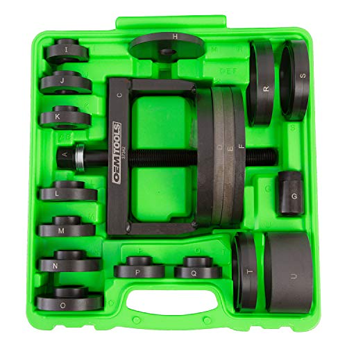 OEMTOOLS Master Wheel Bearing Removal Tool and Wheel Bearing Installer Kit | Fits Most Vehicles, Self-Centering Design, Front, Rear, and All-Wheel Drive, Heavy Duty Construction - style: Expanded Master Kit