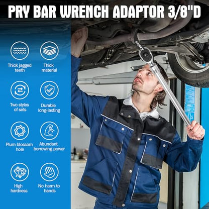 pry bar wrench adapter，Half Shaft Removal Car Repairing Tools ，Half Shaft Removal Tool ，2025 Upgraded version1/2"pry bar wrench adaptor head，high quality Crowbar Adapter