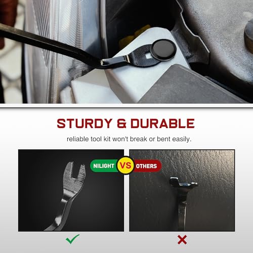 GOOACC 501PCS Universal Car Clips Mixed Auto Bumper Fender Trim Door Panel Shield Engine Cover Retainer Rivet Push Clips with Fastener Remover for GM Ford Chrysler Toyota Lexus Honda Acura Dodge Jeep - color: 500Pcs Mixed Clips + 1 Remover