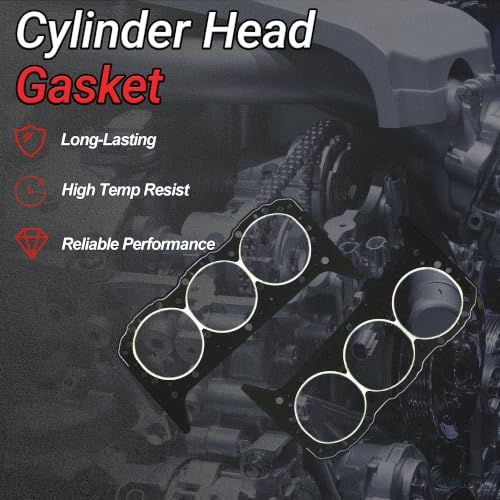 LU3 4.3L OHV Full Gasket Set with Head Bolts For Chevy/GMC 2007-2014 | Fit For Chevy Express Silverado 1500 Silverado 1500 Classic GMC Savana 1500 Sierra 1500 Sierra 1500 Classic - color: For GM 4.3L 2007-2014