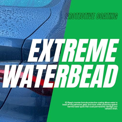 3D POXY Montan Wax Sealant – Long Lasting Hybrid Car Wax for High Gloss Finish & Paint Protection | Non-Staining Formula | Easy to Apply | Made in USA |8 oz - size: 8 Ounce (Pack of 1)