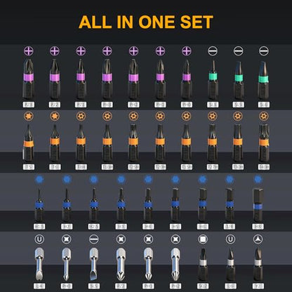 40 in 1 Magnetic Ratchet Screwdriver Set, Multi Bit Magnetic Ratcheting Screwdriver Set with Detachable Ratchet Handle, Repair Tool Kit for Computer Bicycle Furniture DIY - style: 40-in-1 Multi-Use Kit