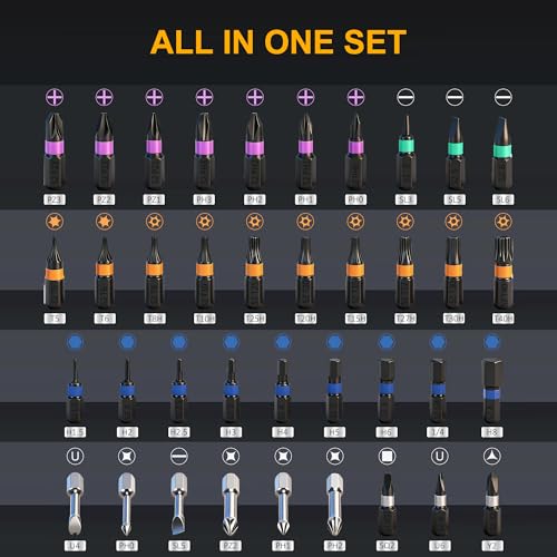 40 in 1 Magnetic Ratchet Screwdriver Set, Multi Bit Magnetic Ratcheting Screwdriver Set with Detachable Ratchet Handle, Repair Tool Kit for Computer Bicycle Furniture DIY - style: 40-in-1 Multi-Use Kit