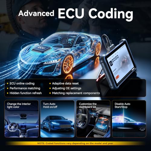 THINKCAR OBD2 Scanner Diagnostic Tool Lifetime Free, ThinkScan 689 Car Scan Tool with 34 Reset Function,Scanner for Car with 3000+ Active Test,Advanced ECU Coding BI-Directional,Autoauth for FCA SGW