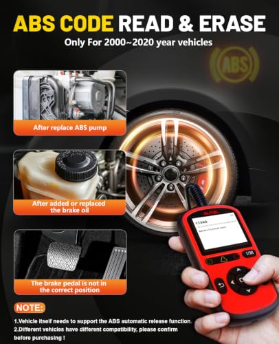 Autel OBD2 Scanner Autolink AL549, Car Code Reader for Check Engine Light, OBD2 Scan Tool for Read & Clear Fault Codes, ABS & Battery Test & Live Data, OBDII Diagnostic Tool for 1996+Cars and Trucks