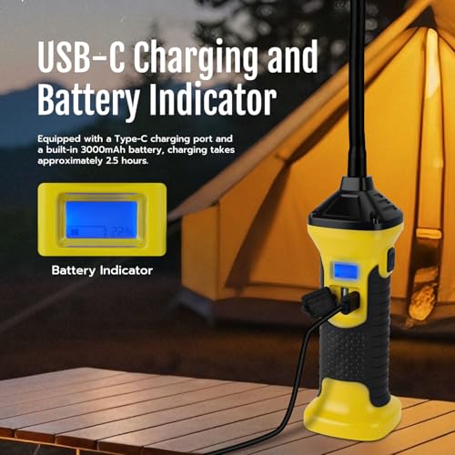 Mcbazel Magnetic Adjustable Work Light - 3000mAh Rechargeable LED Inspection Light with Flexible Gooseneck, Stepless Dimming, and Strong Magnet Base - Mechanics Flashlight for Car Repair & Emergency