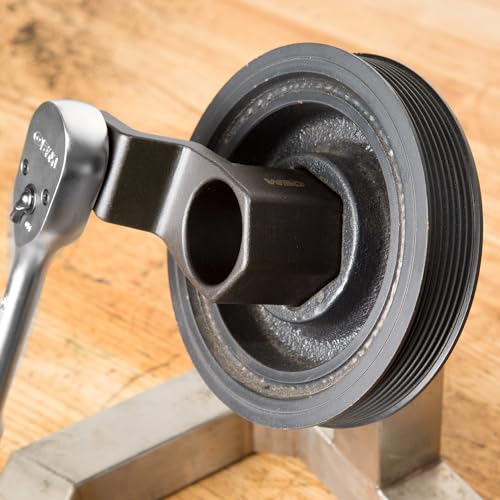 OEMTOOLS 26507 50mm Honda/Acura Crank Damper Holder Tool, Specialized for 1990-Onward Engines, Automotive Engine Repair, Durable Design, Honda Crankshaft Tool