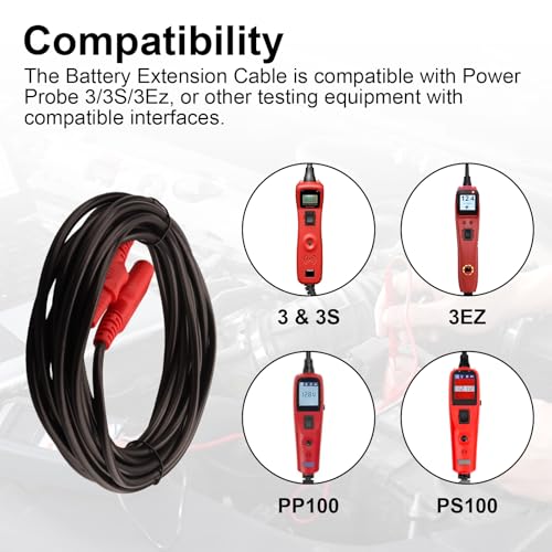 QQZ 20FT Extension Cable PPTK0027 for Power Probe 3/3S/3Ez Power Circuit Probe Tool Accessories