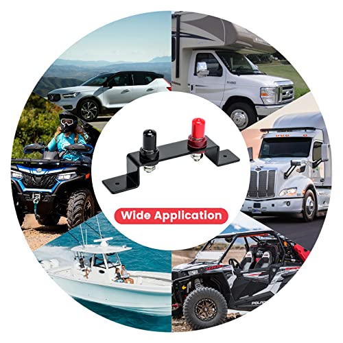 Battery Jump Post, Briidea Battery Remote Charging Tool Jumper Terminals Relocation Kit Work for UTV ATV Car Trucks RV Tractor Boat